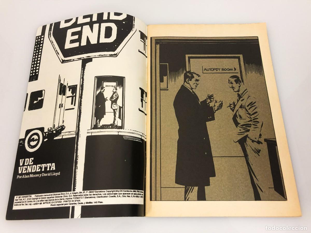Tebeos: V de Vendetta - 5 primeros n&uacute;meros de Alan Moore y David Lloyd - Ediciones Zinco - Foto 10