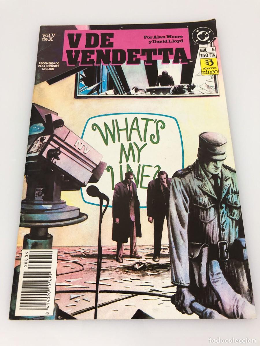Tebeos: V de Vendetta - 5 primeros n&uacute;meros de Alan Moore y David Lloyd - Ediciones Zinco - Foto 15