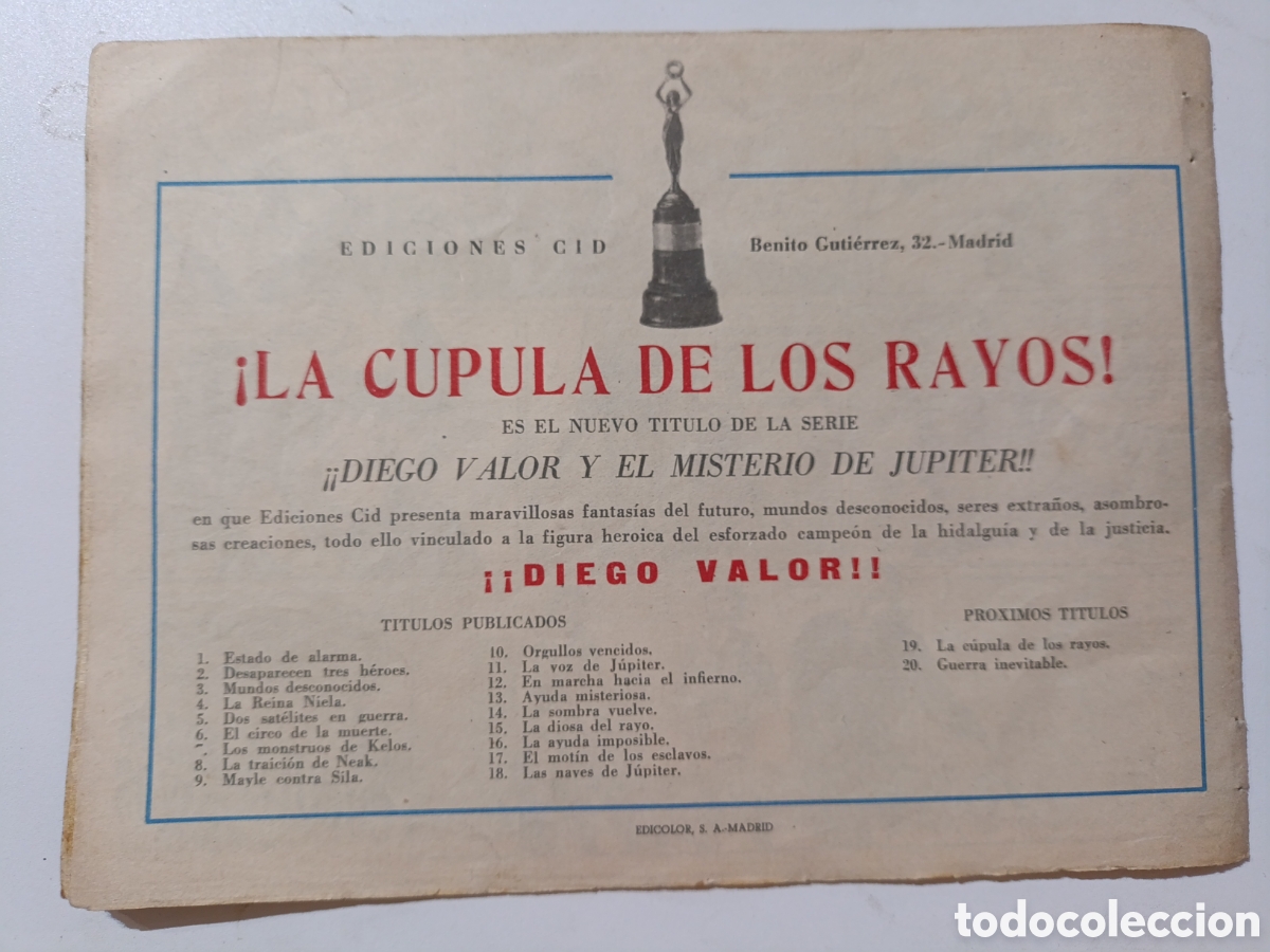 Tebeos: Diego Valor Num 18 a&ntilde;o 1957 - Foto 2