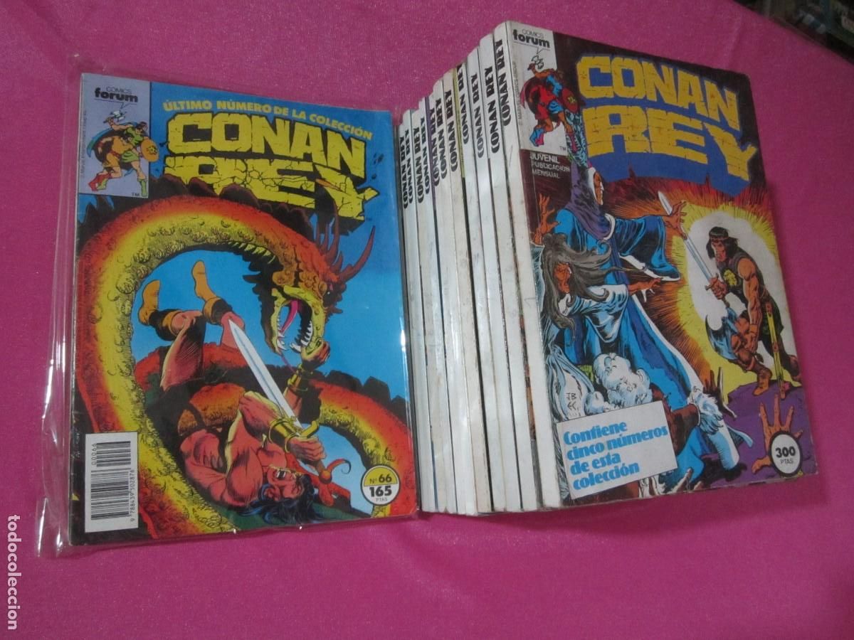 Tebeos: CONAN REY 66 COMPLETA FORUM EN TOMOS L110 7