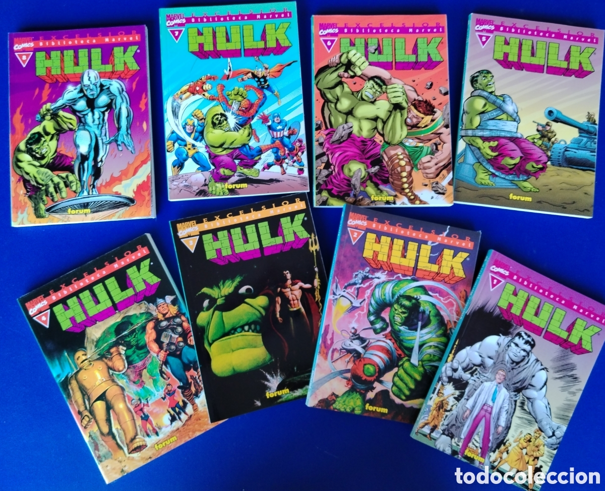 Tebeos: Biblioteca Marvel - HULK 8 nums. - Foto 1