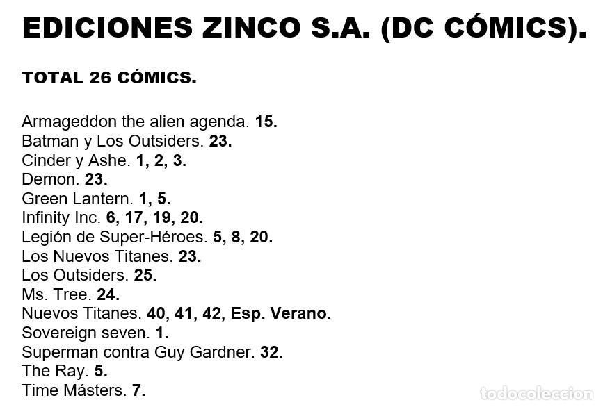 Tebeos: DC C&Oacute;MICS. COMPLETA TU COLECCI&Oacute;N. 26 N&Uacute;MEROS - Foto 14