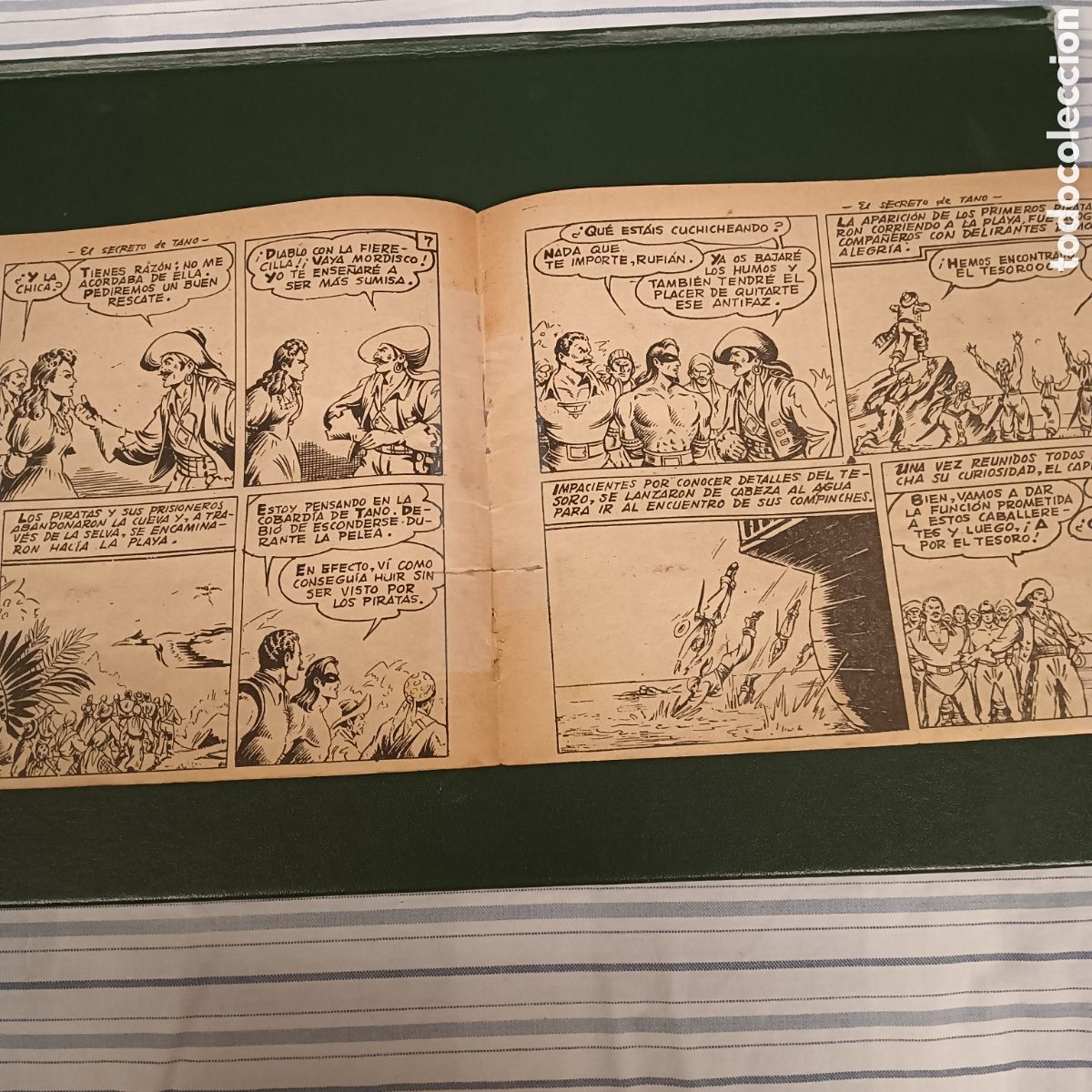 Tebeos: CAPITAN CORAJE N&Uacute;M-7 EDITORIAL TORAY ORIGINAL A&Ntilde;O 1958 - Foto 2