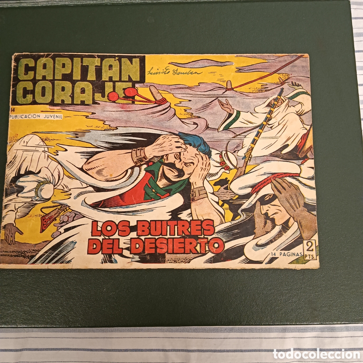 Tebeos: CAPITAN CORAJE N&Uacute;M-14 EDITORIAL TORAY ORIGINAL A&Ntilde;O 1958 - Foto 1