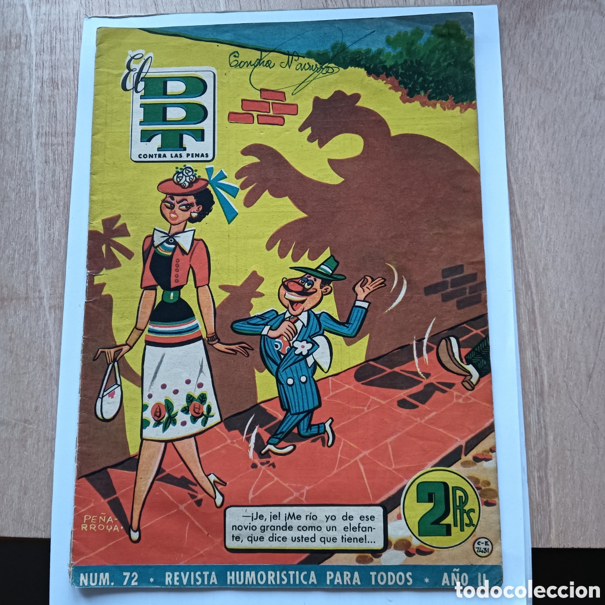 Tebeos: EL DDT N&Uacute;M -72 A&Ntilde;O 1952 - Foto 1