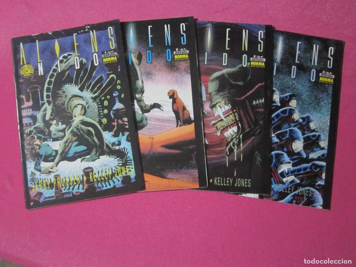 Tebeos: ALIENS NIDO COMPLETA 4 COMICS NORMA L11 C111. - Foto 1