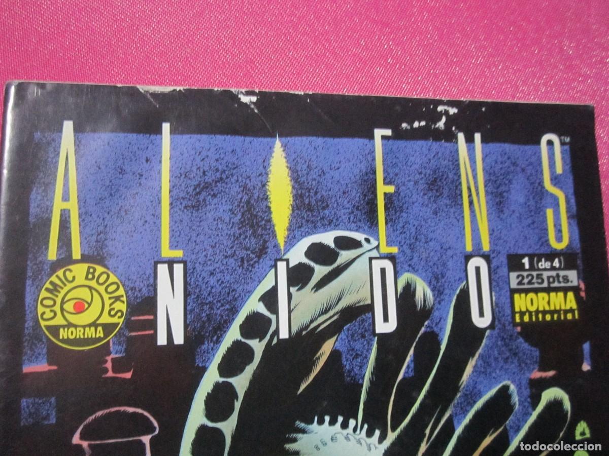 Tebeos: ALIENS NIDO COMPLETA 4 COMICS NORMA L11 C111. - Foto 4