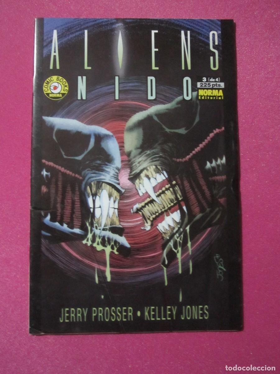 Tebeos: ALIENS NIDO COMPLETA 4 COMICS NORMA L11 C111. - Foto 9
