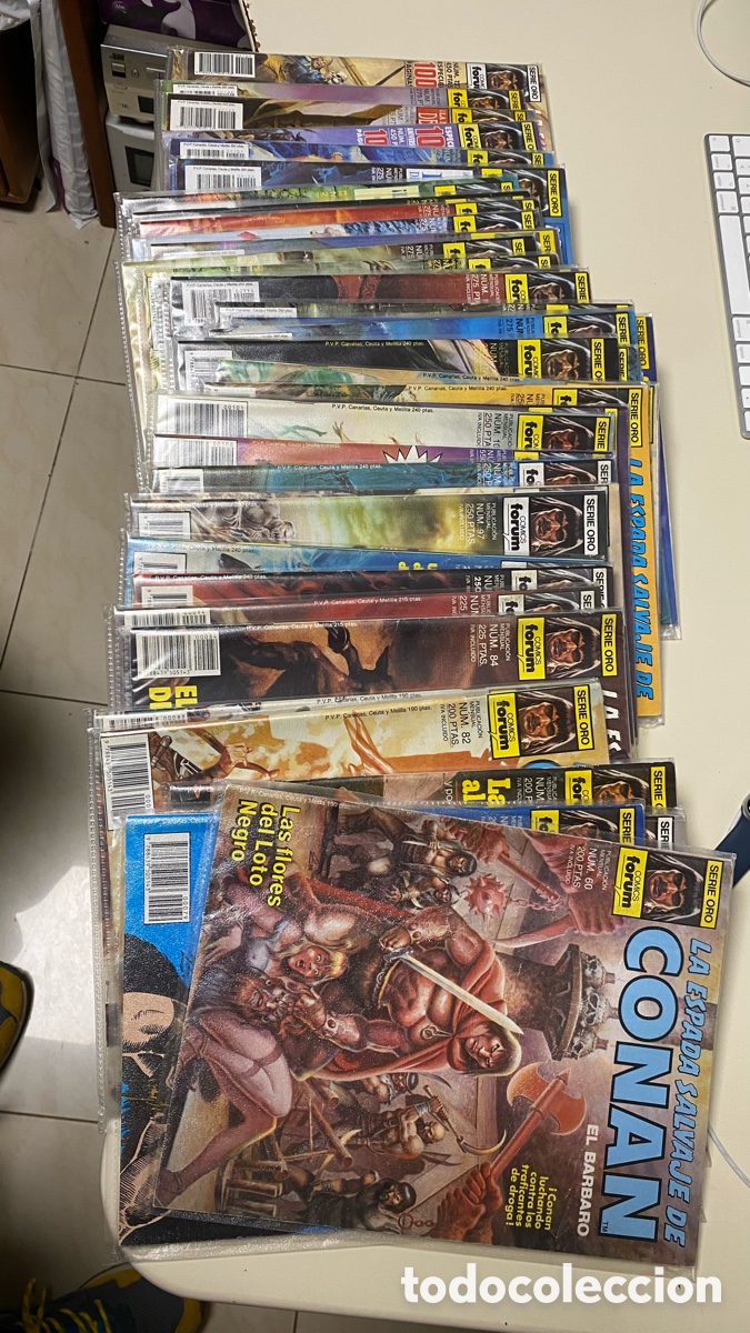 Tebeos: Lote Conan la espalda salvaje 1 edici&oacute;n - Foto 1