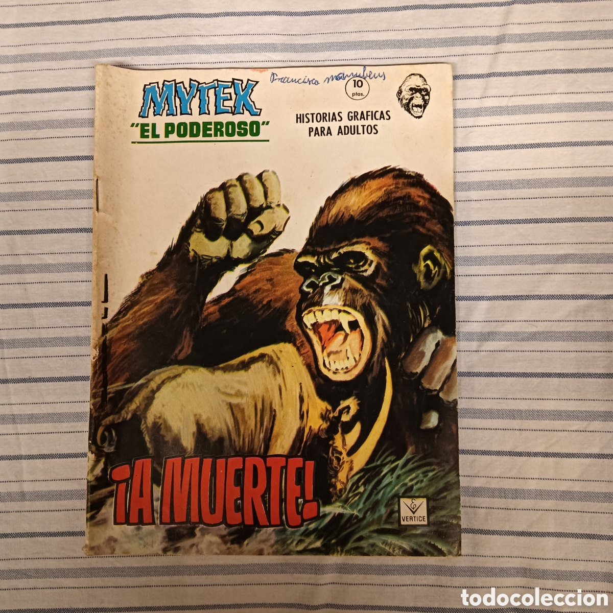 Tebeos: MYTEX EL PODEROSO V&Eacute;RTICE GRAPA N&Uacute;M -14 - Foto 1