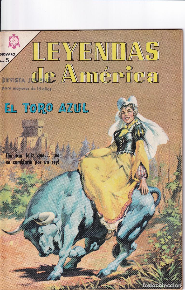 Tebeos: LEYENDAS DE AMERICA. EL TORO AZUL - Foto 1