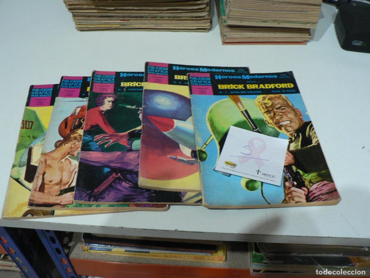 Tebeos: LOTE DE BRICK BRADFORD CON 5 EJEMPLARES - Foto 1