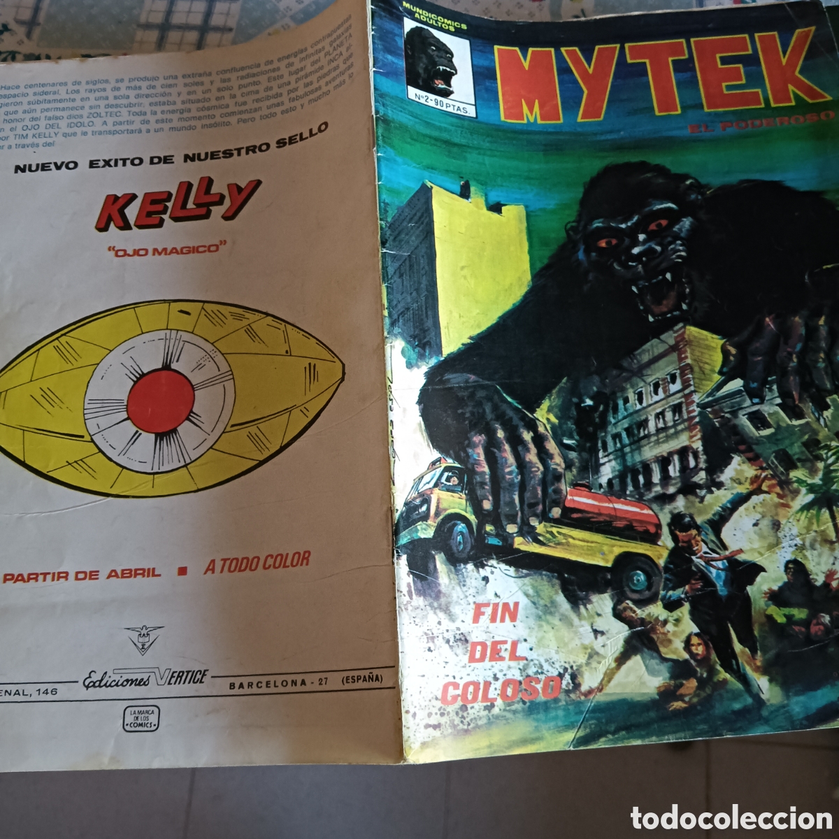 Tebeos: MYTEK EL PODEROSO N&Uacute;M-2 MUNDICOMICS -VERTICE - Foto 2