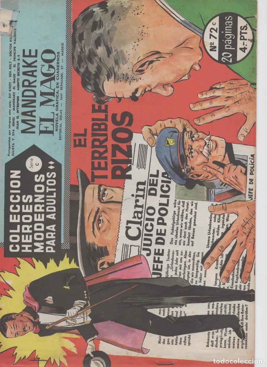 Tebeos: Mandrake el mago-72 El terrible rizos - Foto 1