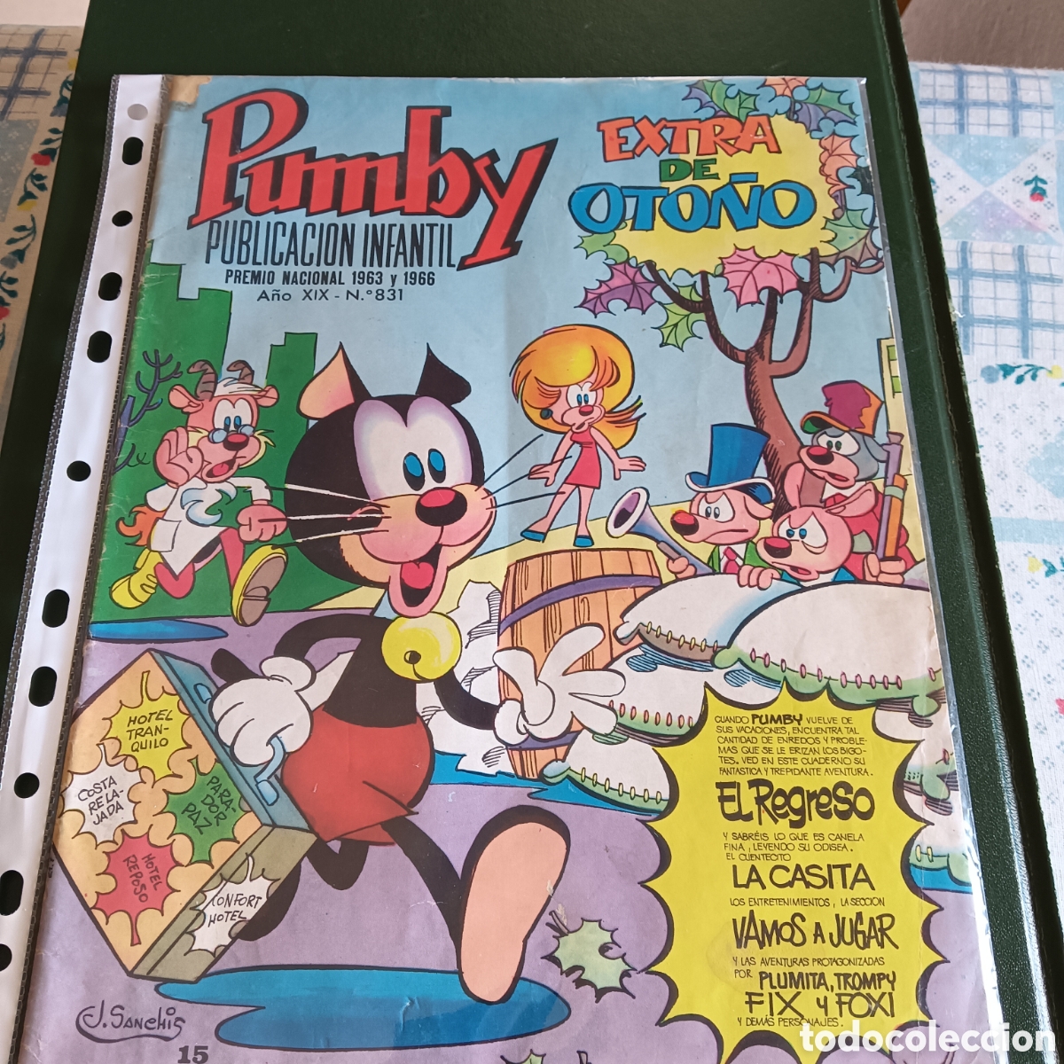 Tebeos: PUMBY N&Uacute;M 831EXTRA DE OTO&Ntilde;O A&Ntilde;O 1973 - Foto 1