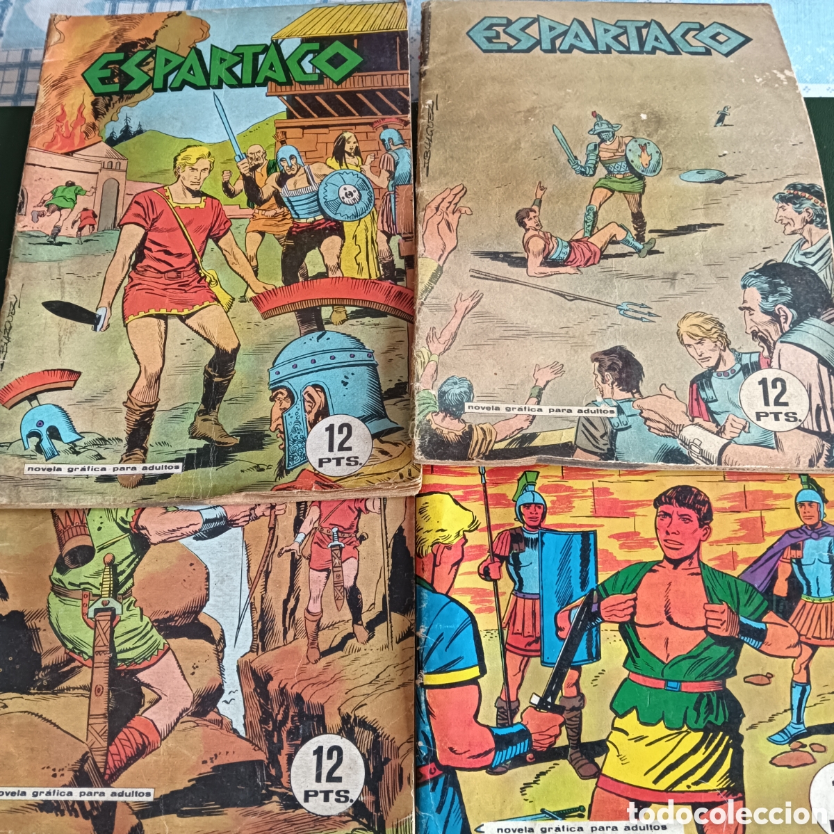 Tebeos: ESPARTACO NUM 1-2-3-6 EDI.GALAOR - Foto 1