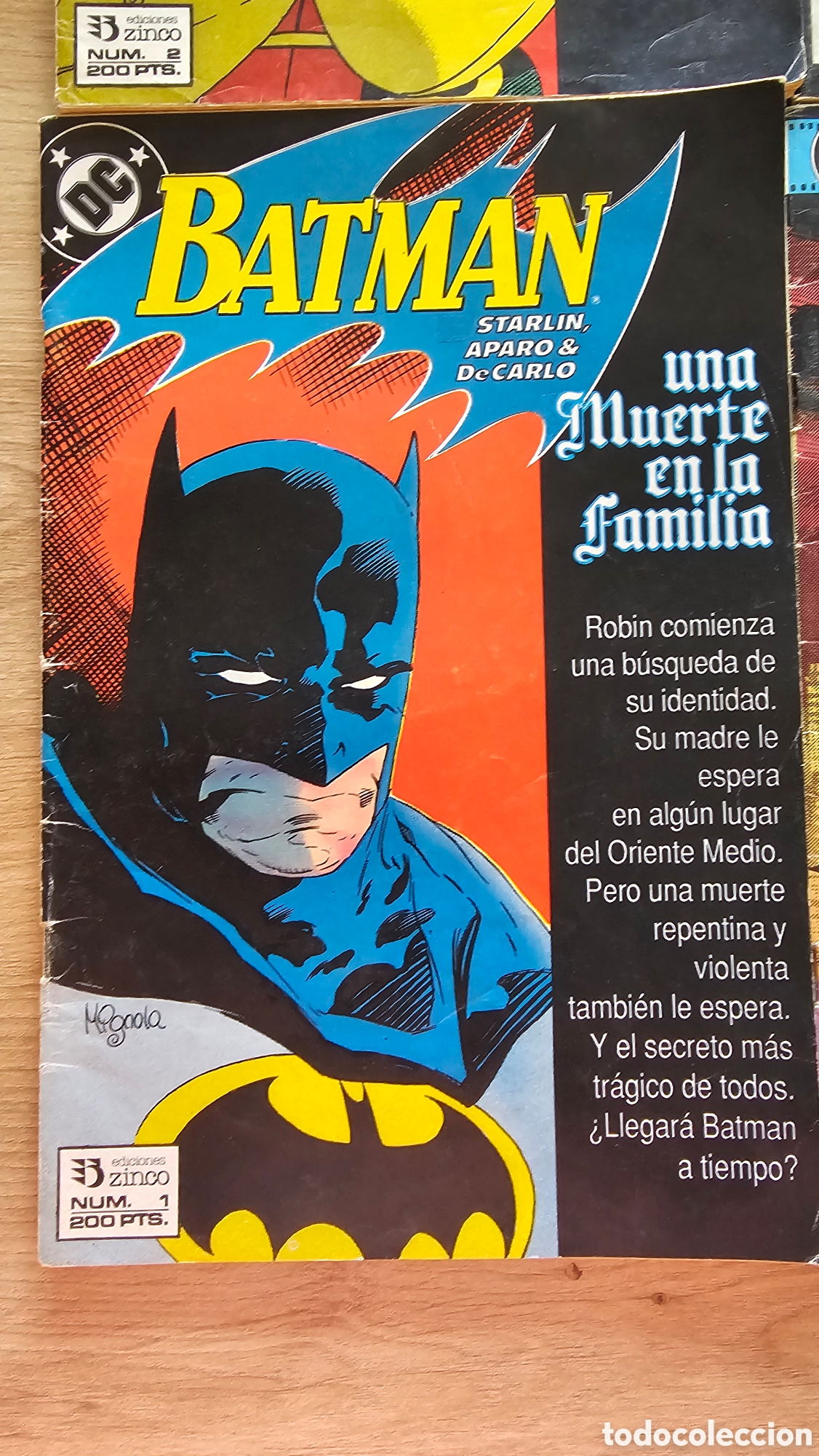 Tebeos: Lote 4 c&oacute;mics Batman 1988-1989 - Foto 2