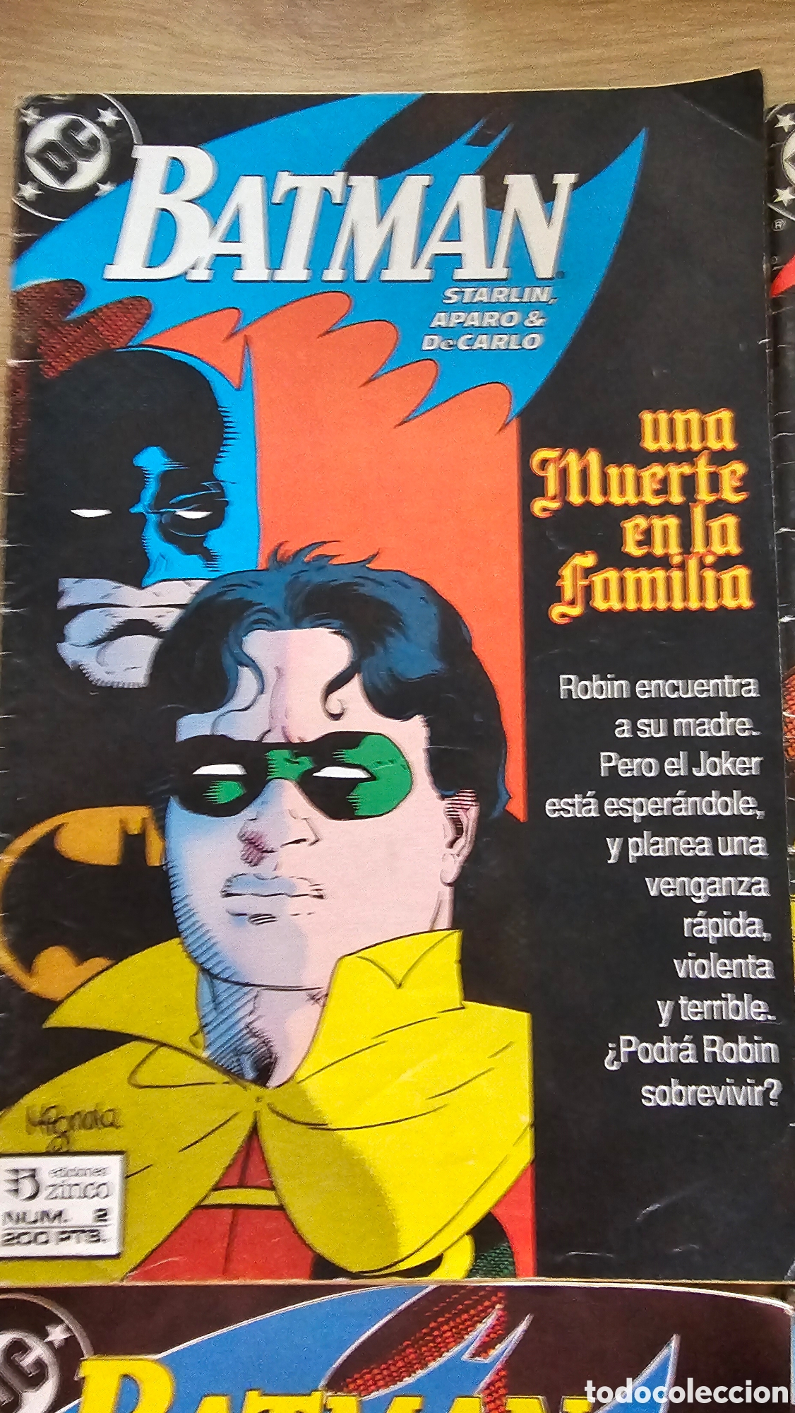 Tebeos: Lote 4 c&oacute;mics Batman 1988-1989 - Foto 5