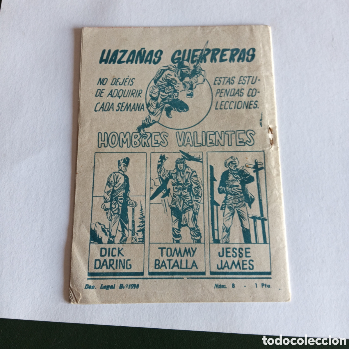 Tebeos: HOMBRES VALIENTES JESSE JAMES NUM8 - Foto 2