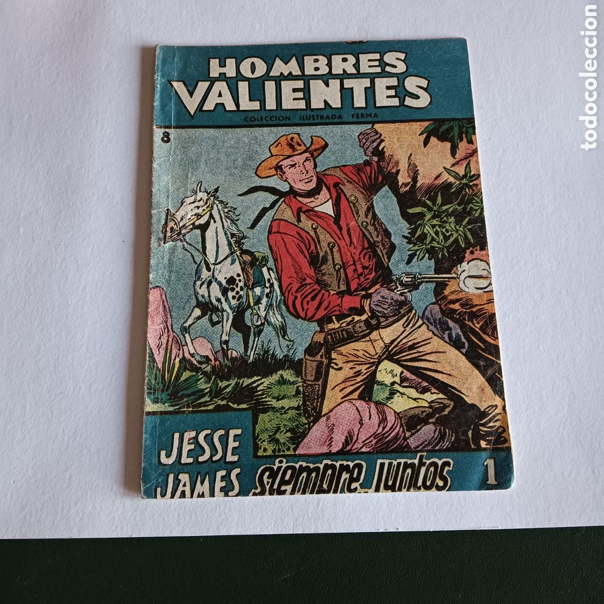 Tebeos: HOMBRES VALIENTES JESSE JAMES NUM8 - Foto 1