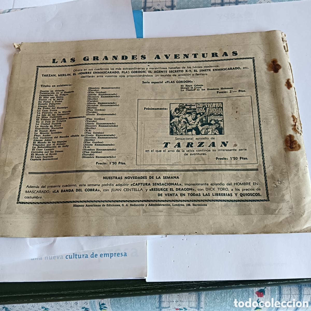 Tebeos: MERL&Iacute;N EL MAGO MODERNO N&Uacute;M-32 - Foto 2