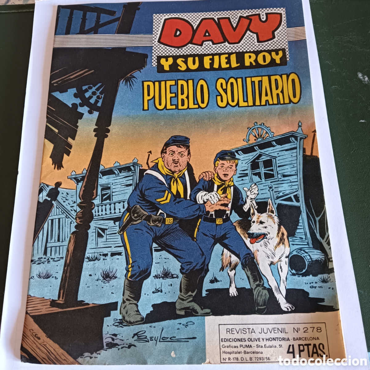 Tebeos: DAVY Y SU FIEL ROY N&Uacute;M -278 - Foto 1