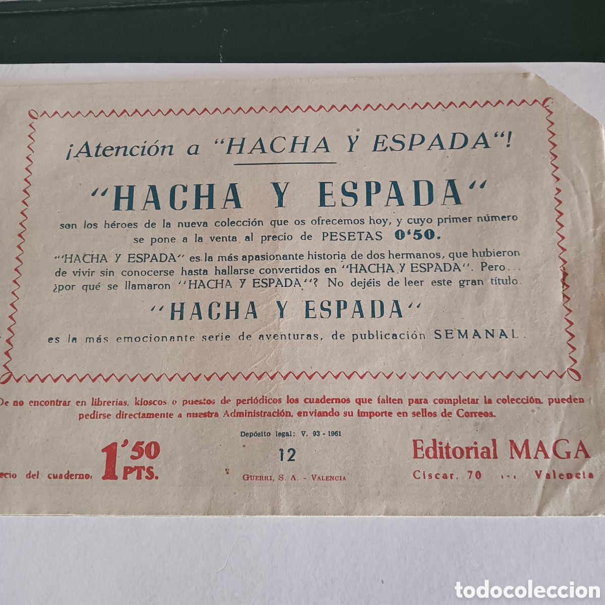 Tebeos: EL DUENDE N&Uacute;M 12EDI.MAGA ORIGINAL - Foto 2