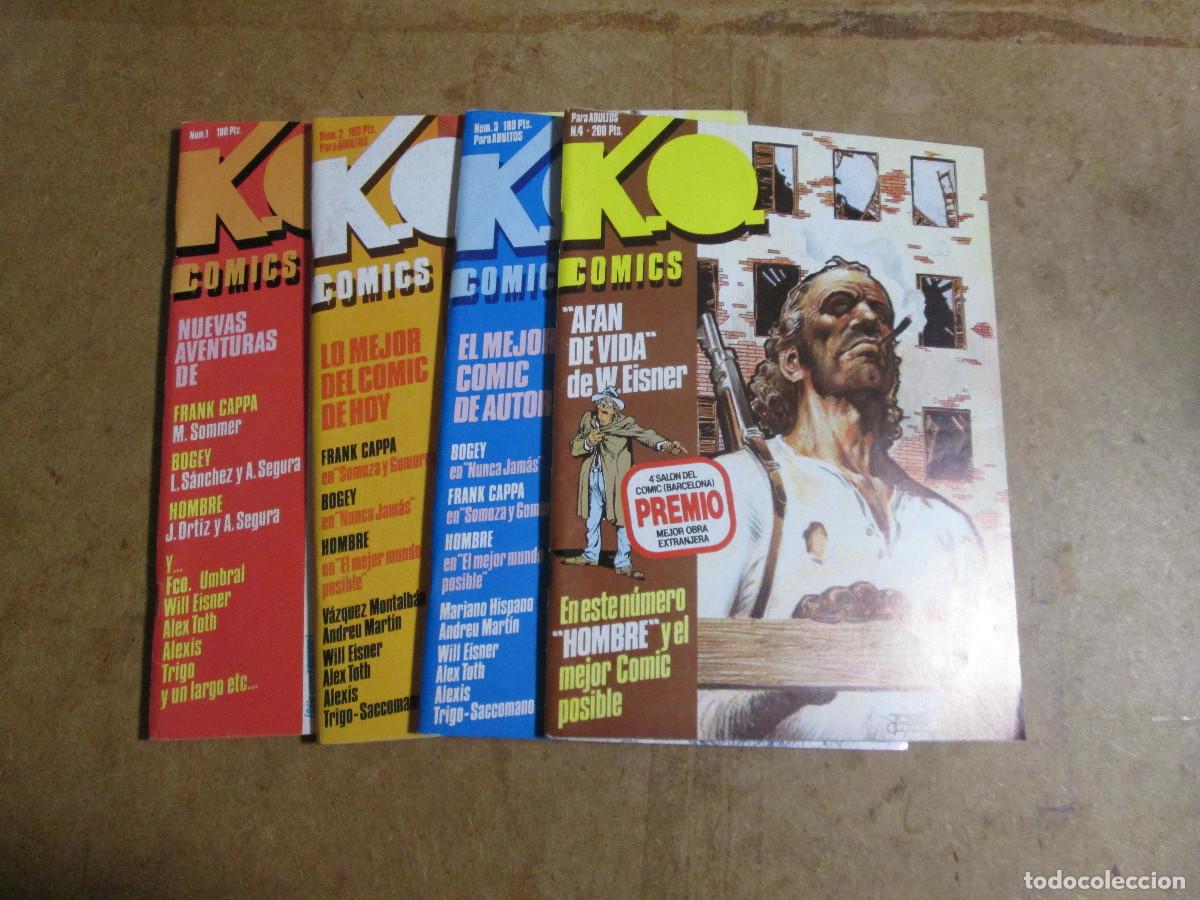 Tebeos: k.o. comics colecci&oacute;n completa, 4 n&uacute;meros - Foto 1