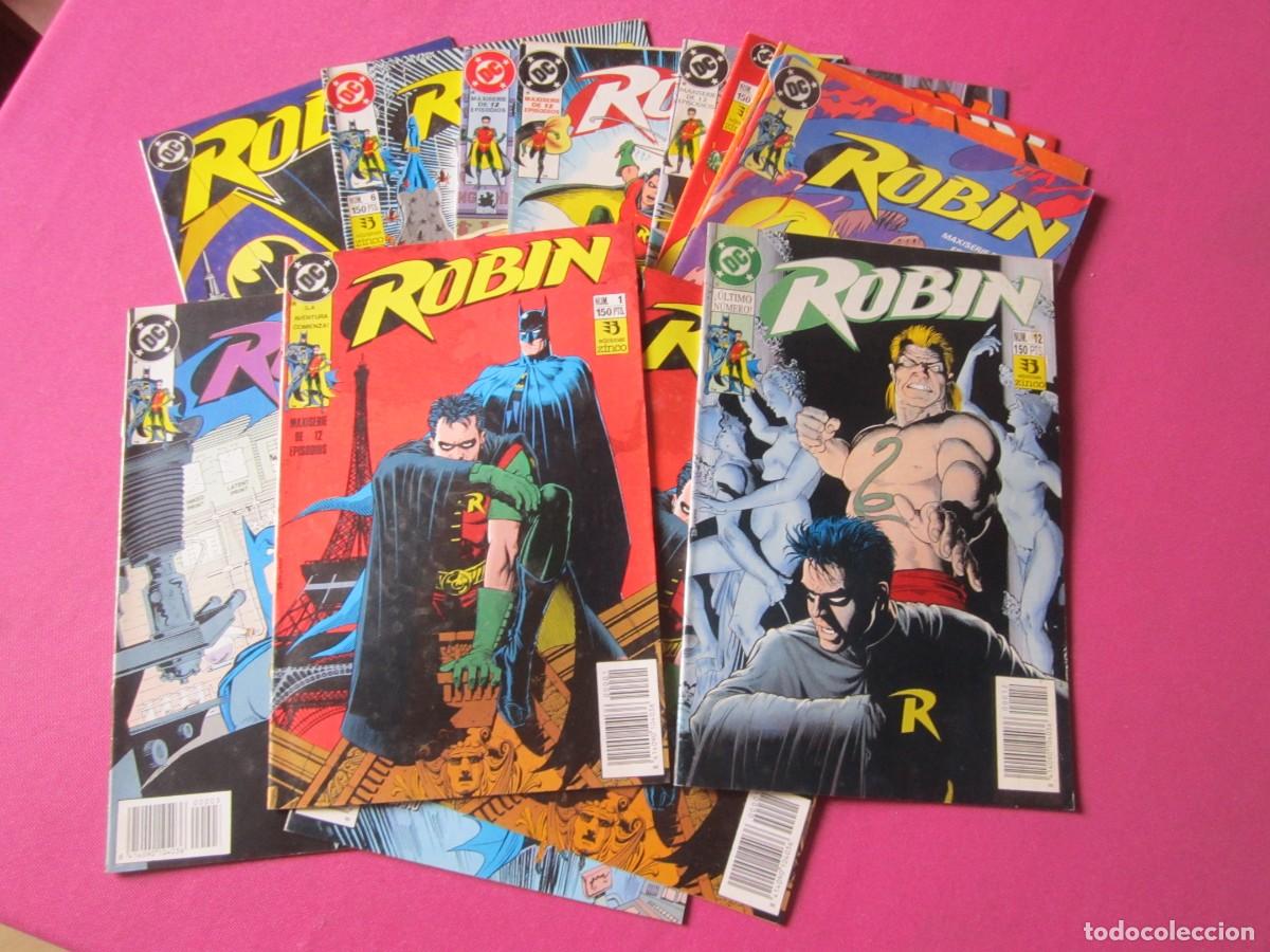 Tebeos: ROBIN COMPLETA 12 COMICS ZINCO HAY 4 CON PEGATINAS L19 - Foto 2