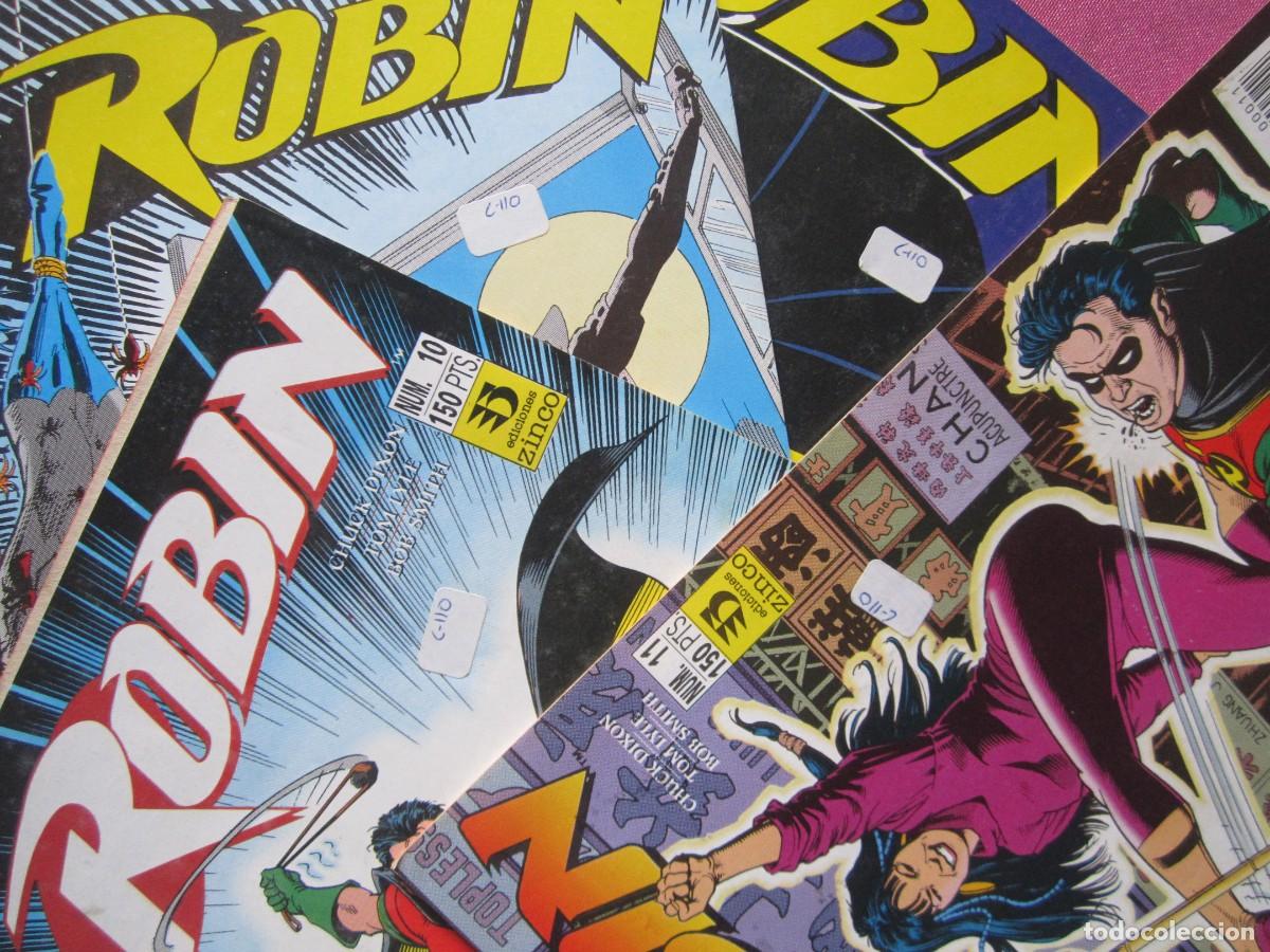 Tebeos: ROBIN COMPLETA 12 COMICS ZINCO HAY 4 CON PEGATINAS L19 - Foto 5