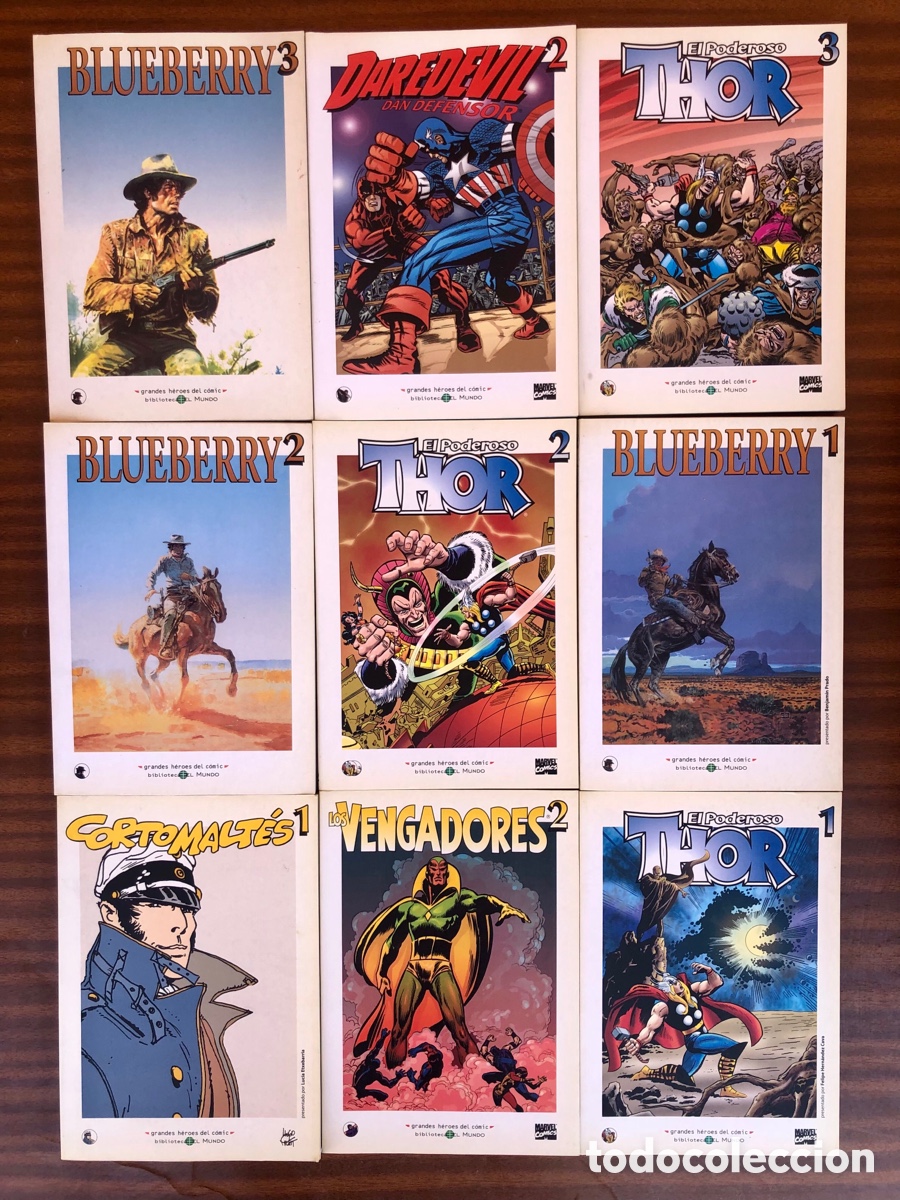 Tebeos: Colecci&oacute;n grandes h&eacute;roes del c&oacute;mic (45 libros) - Foto 1