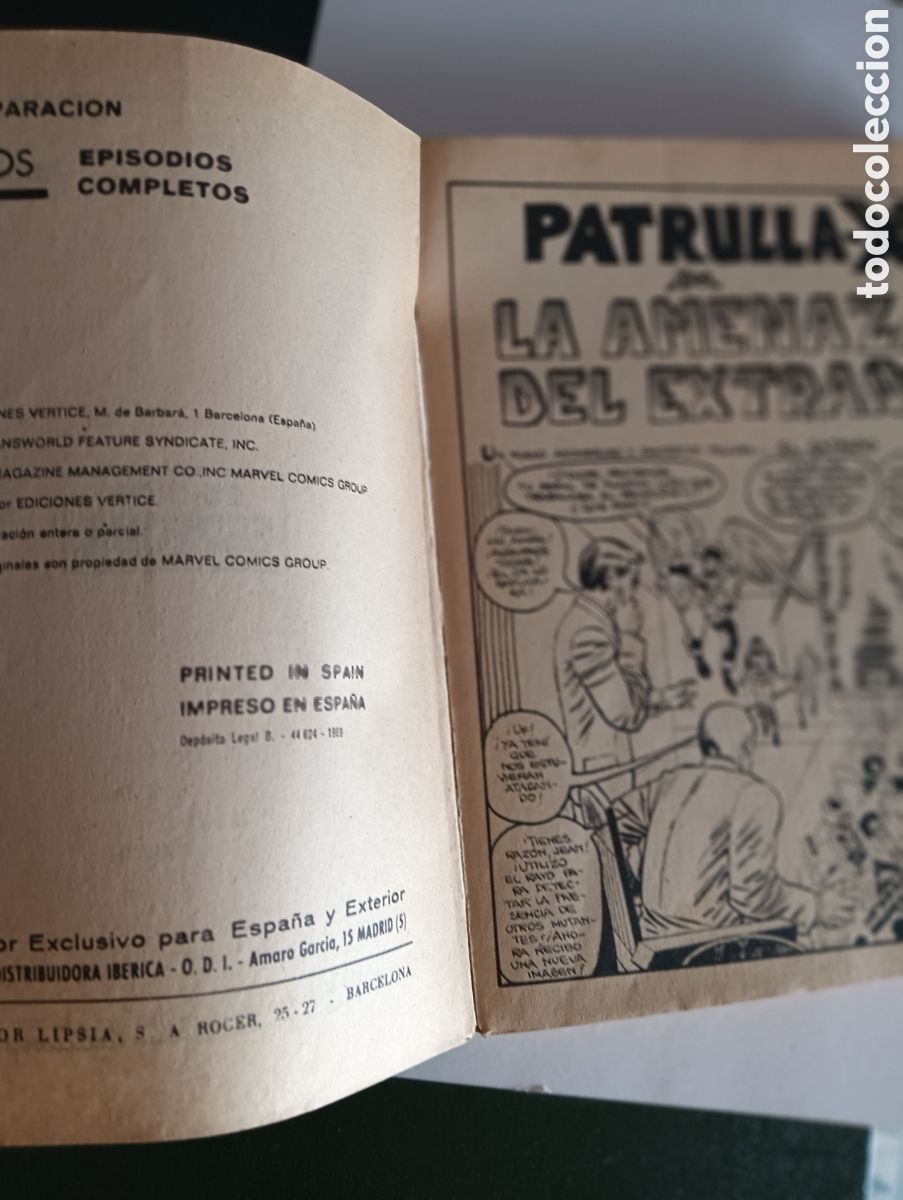 Tebeos: PATRULLA X N&Uacute;M 5 TACO VERTICE - Foto 2