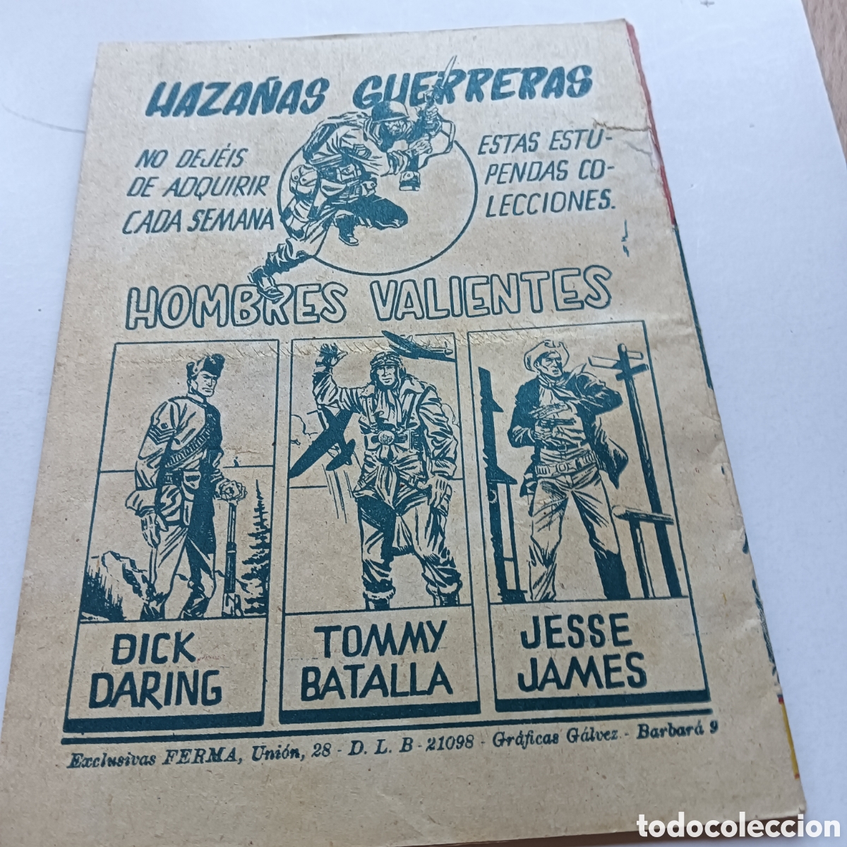 Tebeos: HAZA&Ntilde;AS GUERRERAS NUM 22 - Foto 2