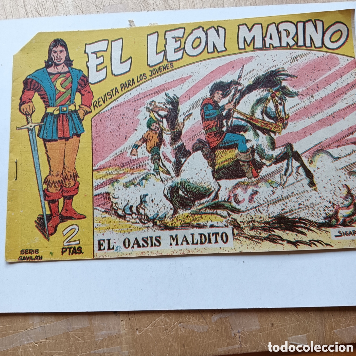 Tebeos: EL LE&Oacute;N MARINO NUM 11 EDI.MAGA - Foto 1