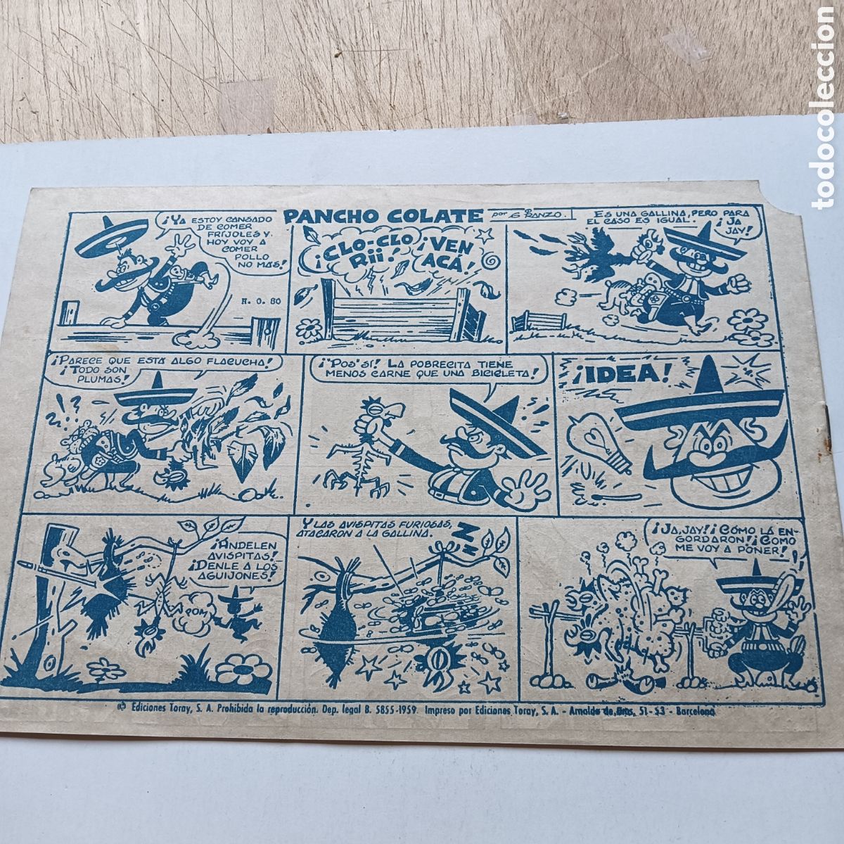 Tebeos: DICK REL&Aacute;MPAGO NUM 24 EDI.TORAY ORIGINAL - Foto 2