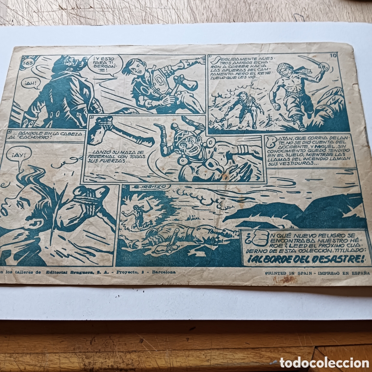 Tebeos: EL CACHORRO NUM 165 ORIGINAL - Foto 2
