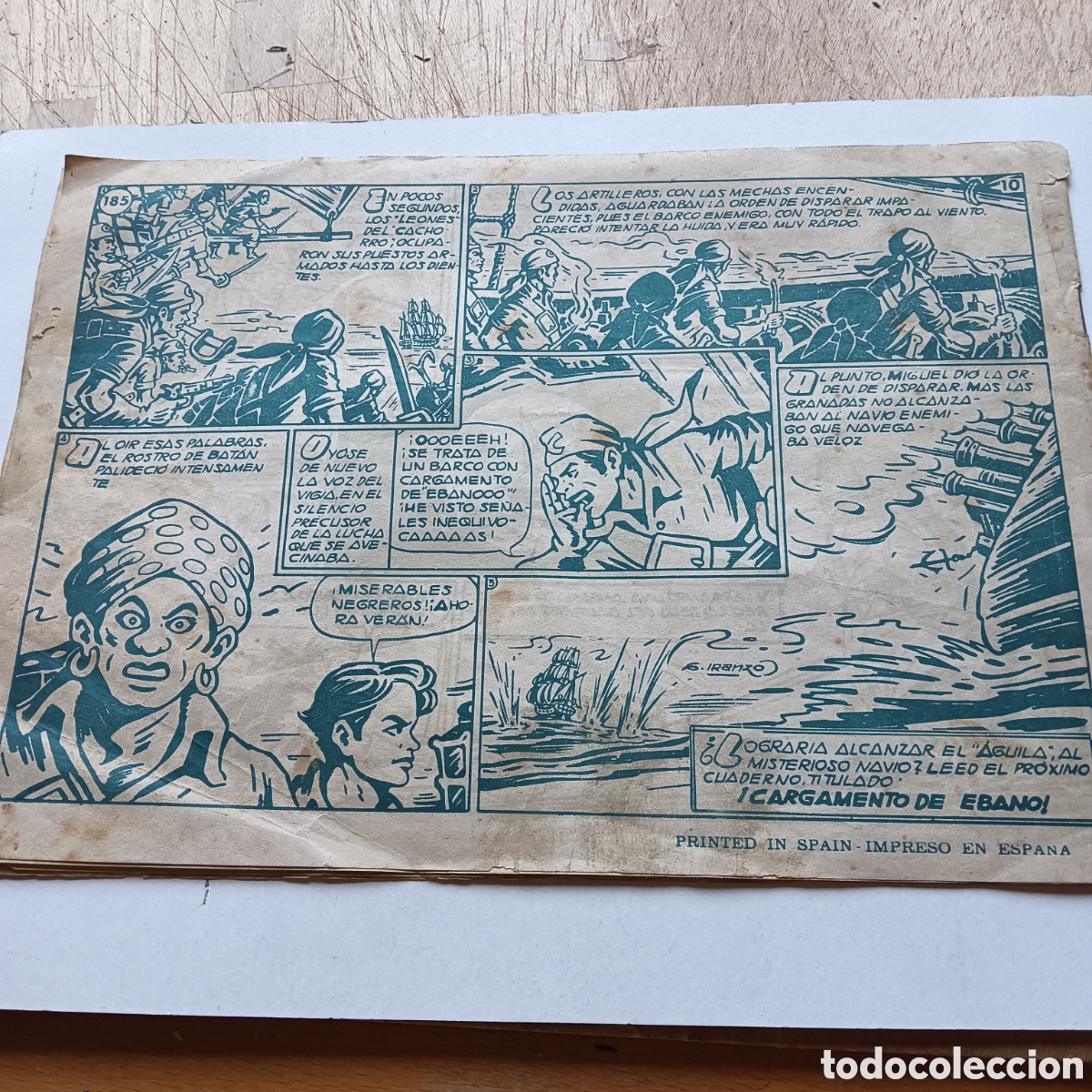 Tebeos: EL CACHORRO NUM 185 ORIGINAL - Foto 2