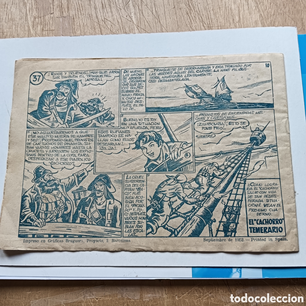 Tebeos: EL CACHORRO NUM 37 EDI.BRIGERA ORIGINAL - Foto 2