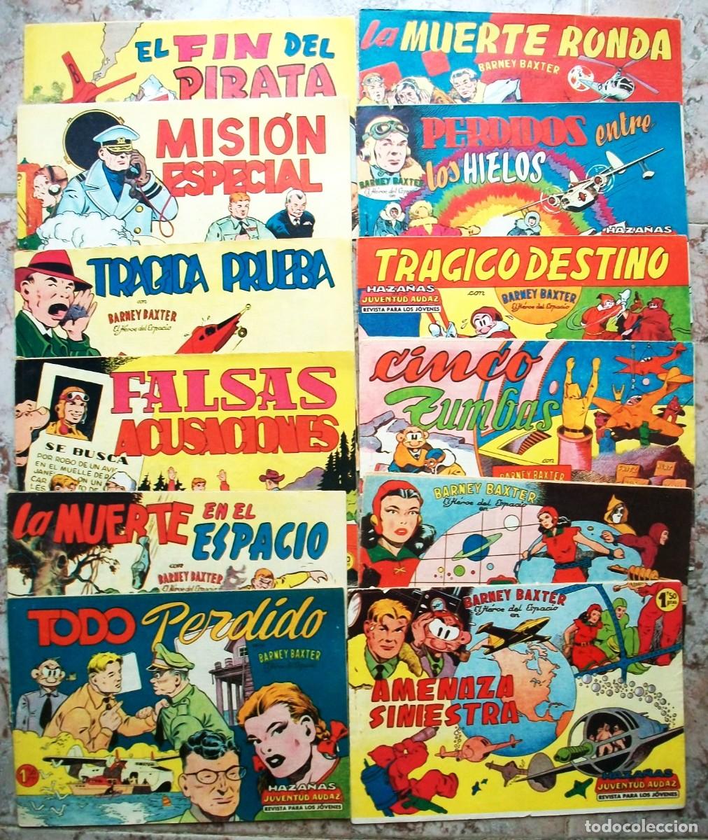Tebeos: Barney Baxter (Valenciana) 12 numeros (Completa) - Foto 1