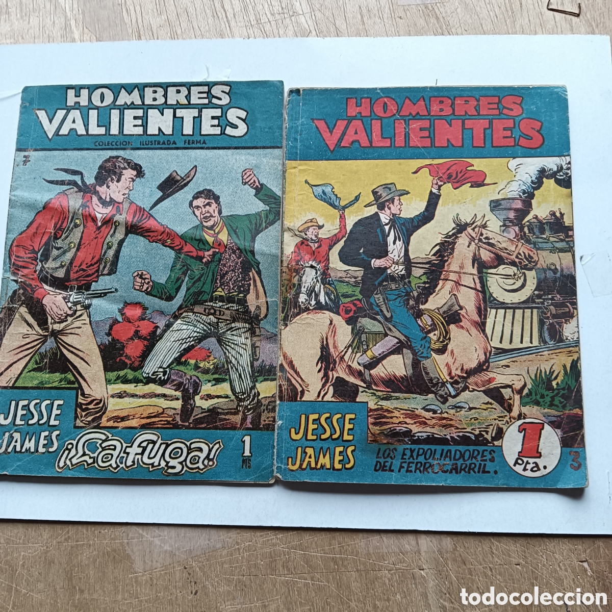 Tebeos: HOMBRES VALIENTES NUM 7-3 ORIGINAL - Foto 1