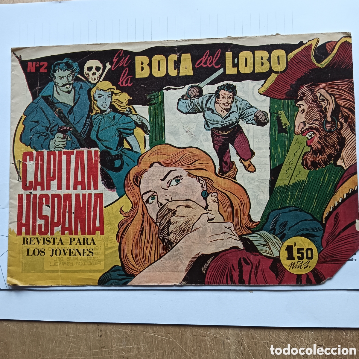 Tebeos: CAPIT&Aacute;N HISPANIA NUM2 ORIGINAL - Foto 1