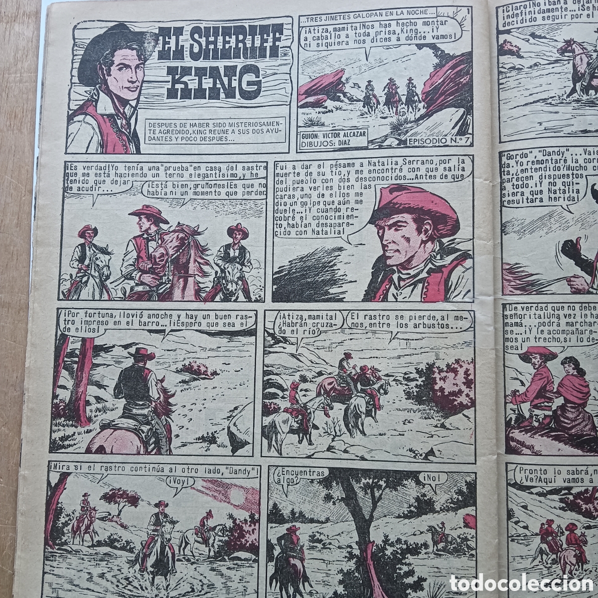 Tebeos: PULGARCITO NUM1812 CON EL SHERIFF KING - Foto 3