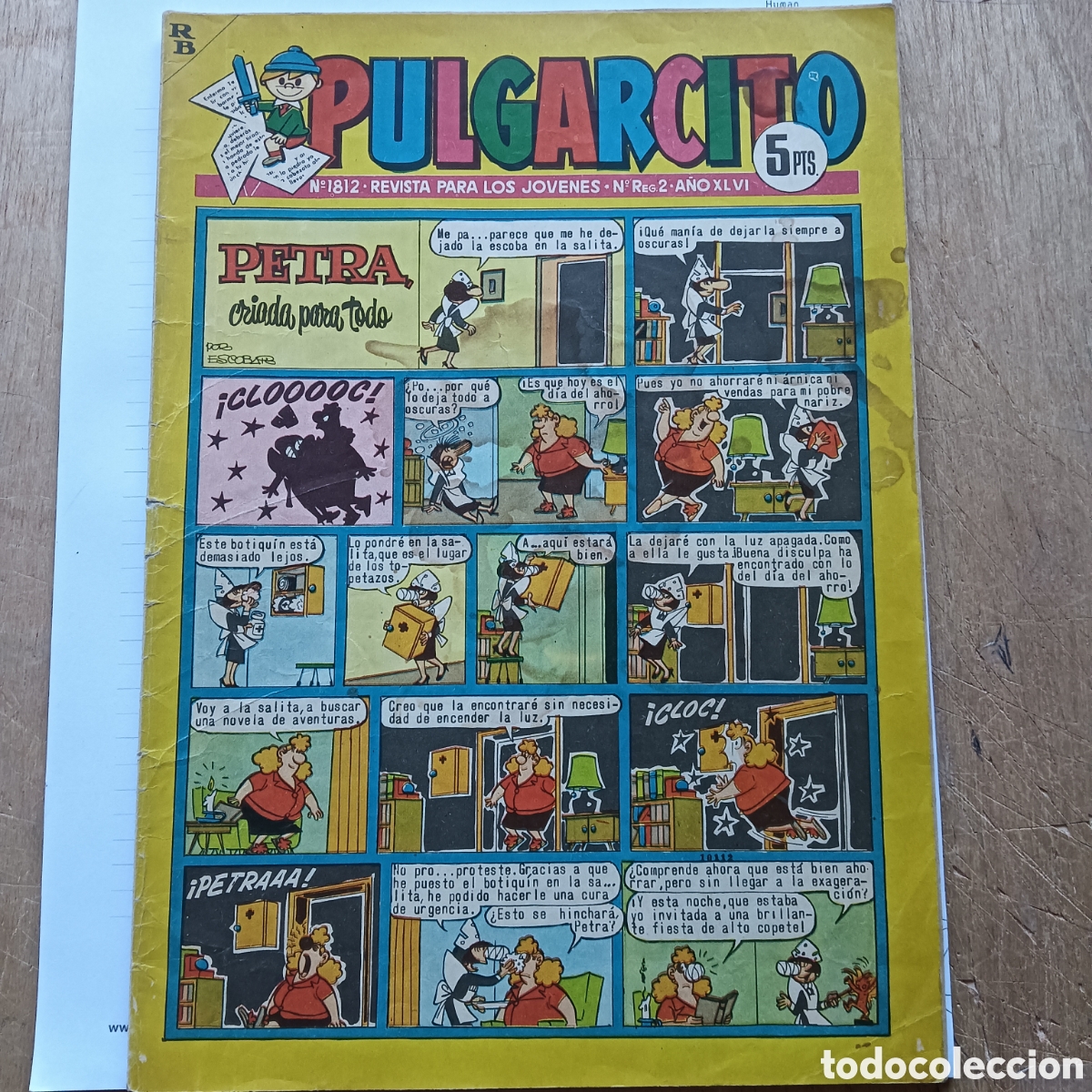 Tebeos: PULGARCITO NUM1812 CON EL SHERIFF KING - Foto 1