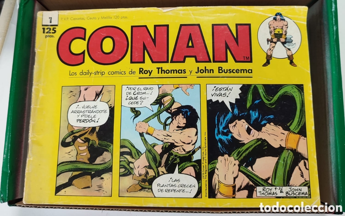 Tebeos: Las tiras de conan , completa 12 n&uacute;meros - Foto 1