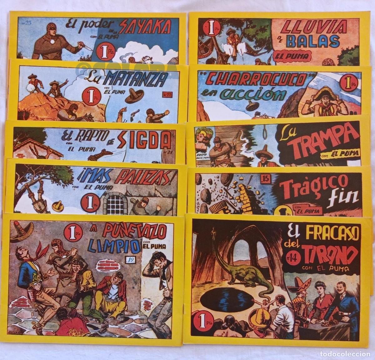 Tebeos: Comic EL PUMA (Colecci&oacute;n de 23 ejemplares) - Foto 1