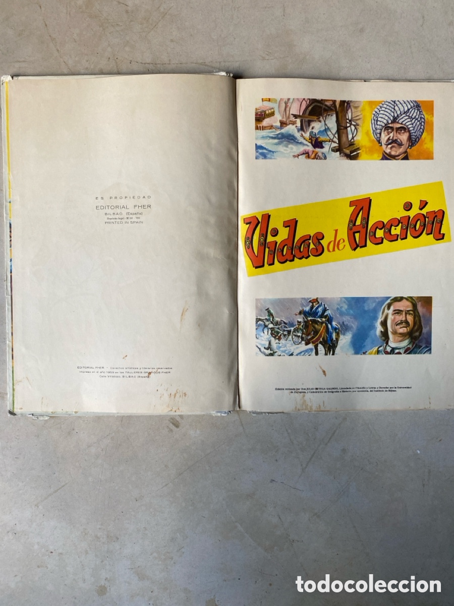 Tebeos: &Aacute;lbum Comic Vidas de Acci&oacute;n - Foto 4