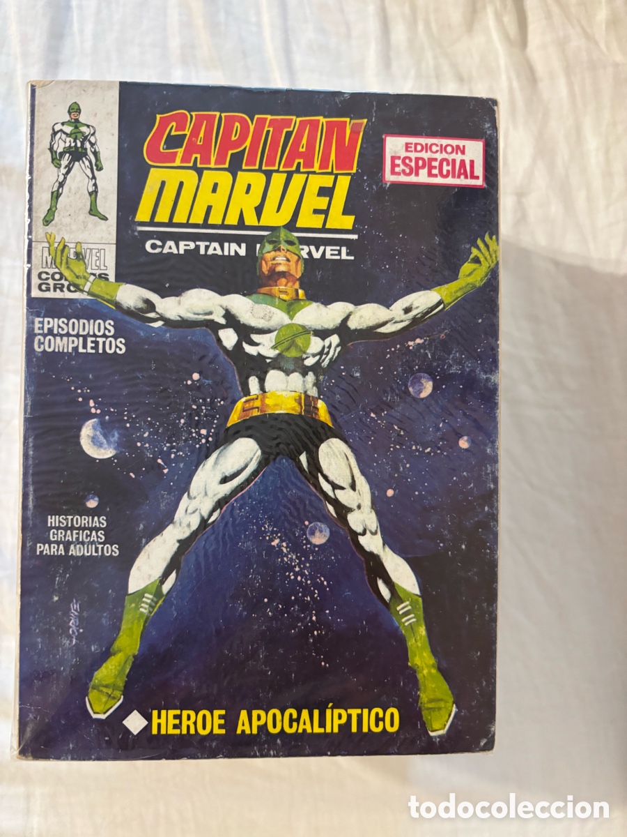 Tebeos: CAPIT&Aacute;N MARVEL VOL.1 - COLECCI&Oacute;N COMPLETA 13 N&Uacute;MEROS (V&Eacute;RTICE) - Foto 1
