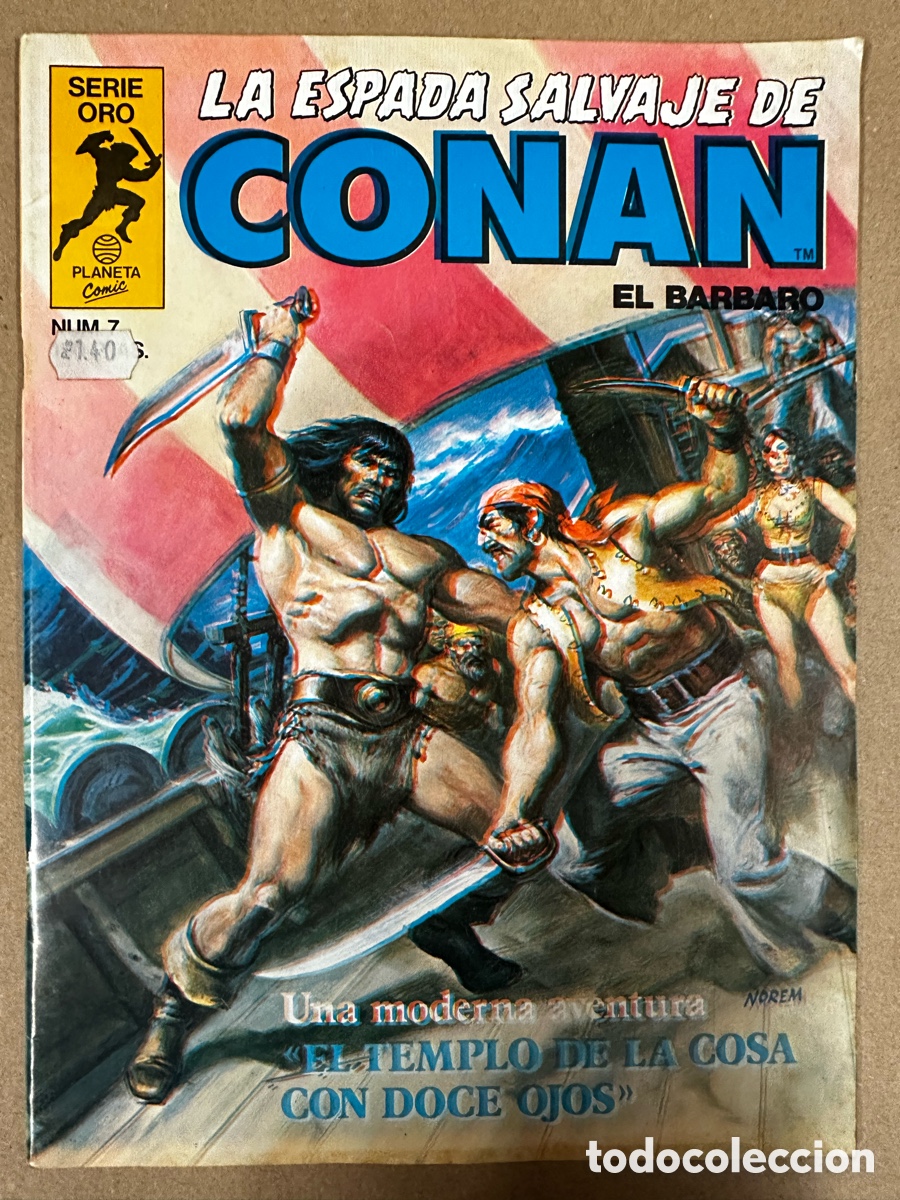 Tebeos: FALLO DE IMPRENTA La Espada Salvaje De Conan N7 - Foto 2