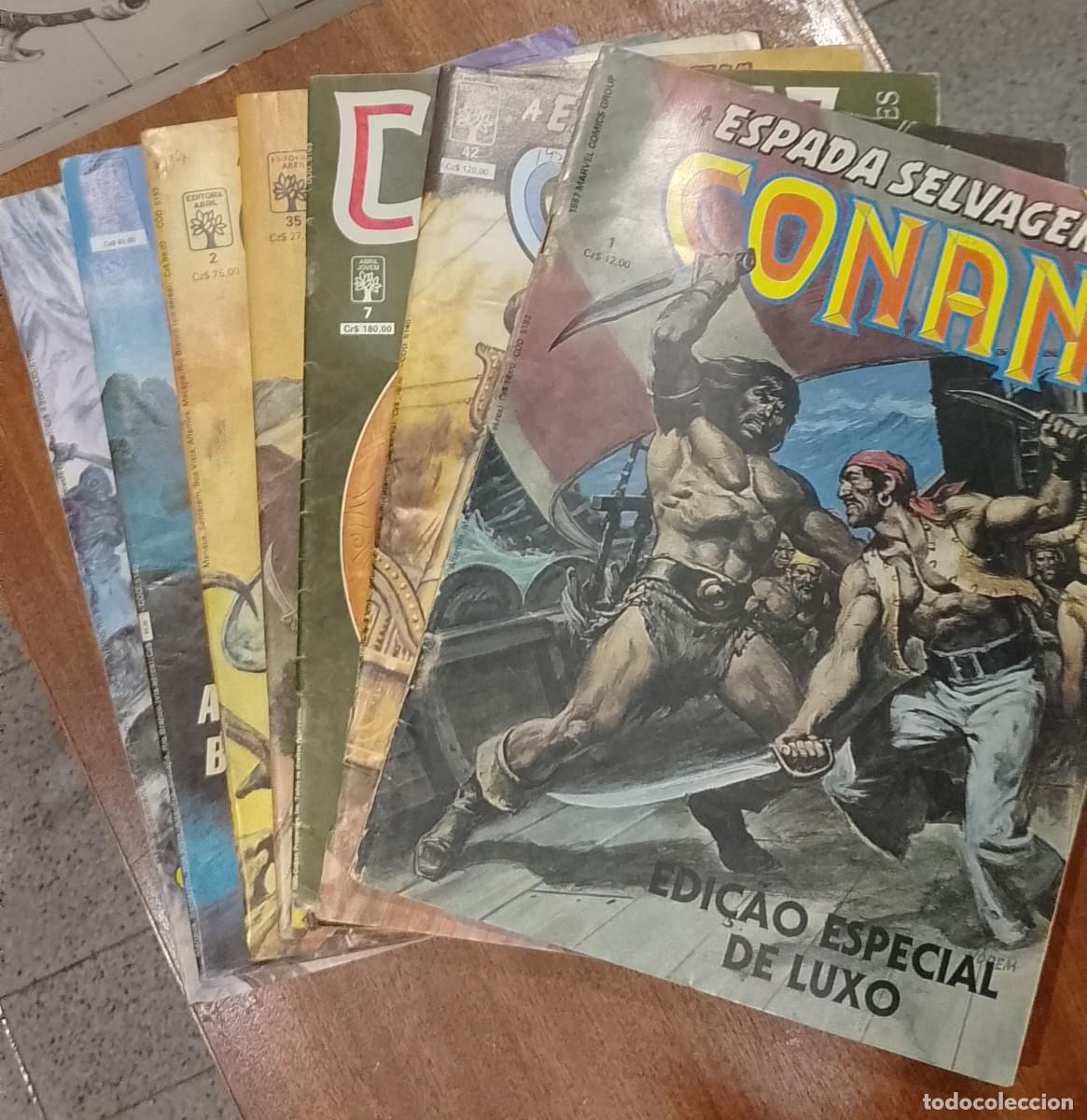 Tebeos: Conan a Espada Selvagem 7 unidades - Foto 1