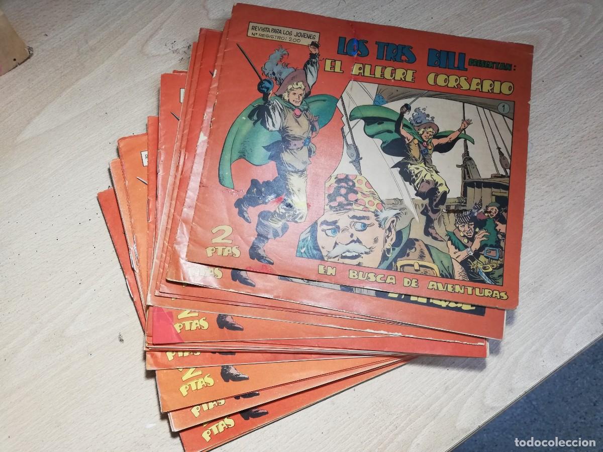 Tebeos: Colecci&oacute;n original EL ALEGRE CORSARIO - Foto 1